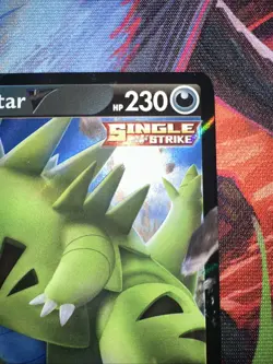 Pokemon Tyranitar v Single Strike Card Battle Styles 97/163 Ultra Rare - Image 3