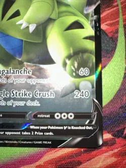 Pokemon Tyranitar v Single Strike Card Battle Styles 97/163 Ultra Rare - Image 4