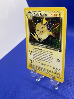 Read Description* Pokemon TCG Dark Raichu 83/82 Secret Rare Holo Unlimited 2000 - Image 3