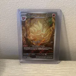 2023 Pokemon Ninetails Illustration Rare Obsidian Flames #199/197 IR NM - Image 1