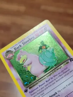 MP Pokemon TCG Dark Slowbro Team Rocket 12/82 Holo 1st Edition Holo Rare - Image 3