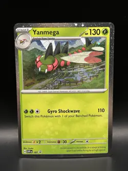 Yanmega 187 (Swirl) - Pokemon Scarlet & Violet Black Star Promo Card - NM - Image 1