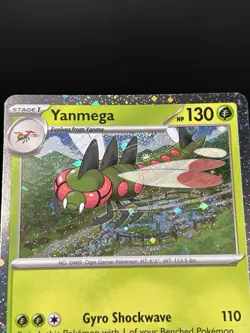 Yanmega 187 (Swirl) - Pokemon Scarlet & Violet Black Star Promo Card - NM - Image 2