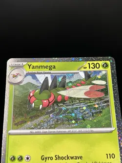Yanmega 187 (Swirl) - Pokemon Scarlet & Violet Black Star Promo Card - NM - Image 3