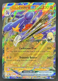 2025 Pokemon Destined Rivals Cynthia's Garchomp ex #104/182 - Image 1