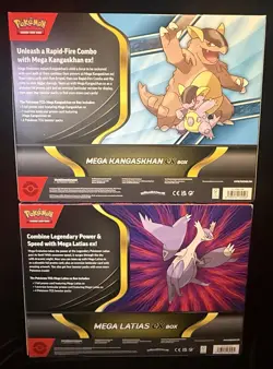 Pokemon Mega Kangaskhan ex + Mega Latias ex Box Sealed TCG Bundle - Image 3
