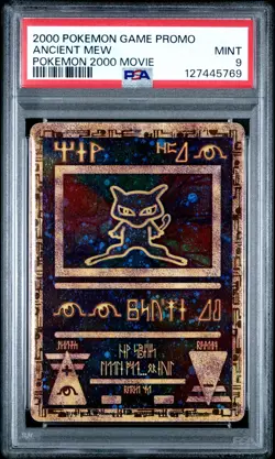 2000 POKEMON GAME MOVIE POKEMON 2000 MOVIE ANCIENT MEW PSA 9 - Image 1