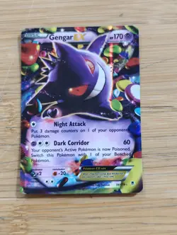 Gengar EX 34/119 Pokemon TCG XY Phantom Forces Expansion 2014 - Image 2