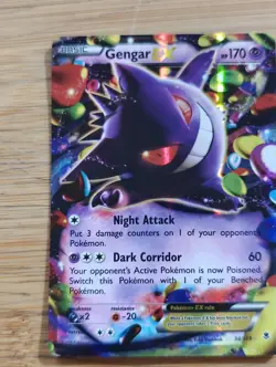 Gengar EX 34/119 Pokemon TCG XY Phantom Forces Expansion 2014 - Image 3