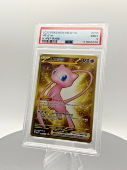 2023 POKEMON MEW EN-151 HYPER RARE #205 MEW EX PSA 9 - Image 1