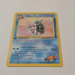 Pokemon Misty's Cloyster Gym Heroes Rare Wizards 29/132 1st Edition English - Image 3
