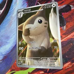 Furret 168/159 NM SV09: Journey Together Illustration Rare Pokemon TCG - Image 2