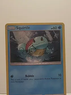 Squirtle 33/214 Pokemon Unbroken Bonds Holo Water Common LP Used See Pictures - Image 2