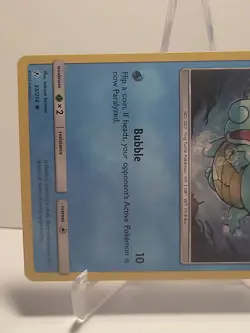 Squirtle 33/214 Pokemon Unbroken Bonds Holo Water Common LP Used See Pictures - Image 4