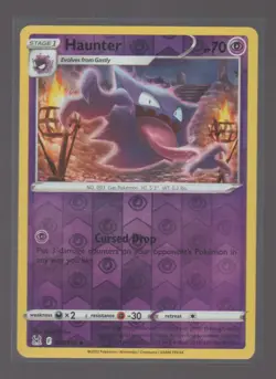 HAUNTER 065/196 UNCOMMON LOST ORIGIN POKEMON REVERSE HOLO NEAR MINT - Image 1