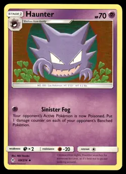 Haunter 69/214 Uncommon Unbroken Bonds Pokemon NM/M - Image 1
