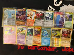 Damaged Pokemon 14 card lot Rayquaza, gardevoir, wailord dmg Mid-Era holo - Image 1