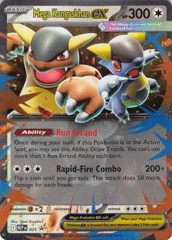 Mega Kangaskhan ex - 025 025 Holo Promo ME: Mega Evolution Promo Pokemon NM - Image 1