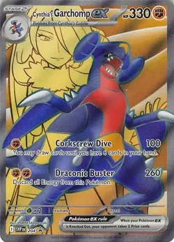 Cynthia's Garchomp ex 204 Holo Promo Scarlet & Violet Promo Pokemon Near Mint - Image 1