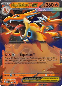 Mega Charizard Y ex - 030 030 Holo Promo ME: Mega Evolution Promo Pokemon NM - Image 1