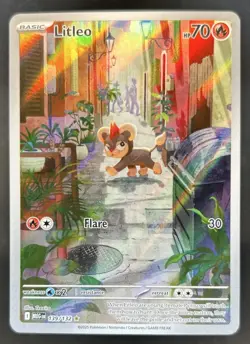 2025 Pokemon Mega Evolution Litleo Illustration Rare #139/132 - Image 1