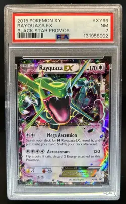 Pokemon XY Promos Rayquaza #XY66 PSA 7 - Image 1