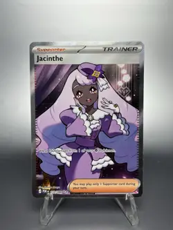 Pokemon Jacinthe Trainer Supporter Full Art Holo Rare 110/088: POR - Image 1