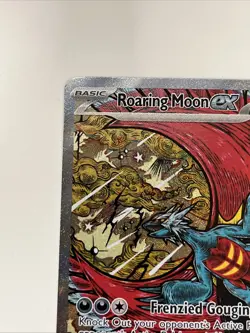 Pokemon SV Prismatic Evolutions Roaring Moon EX #162/131 SIR NM - Image 5