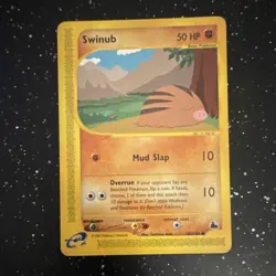 Swinub 108/144 Skyridge Common Regular Pokemon TCG English - Image 1