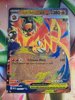 Pokemon TCG Mega Emboar ex Holo Double Rare ME: Ascended Heroes 031/217 NM - Image 1