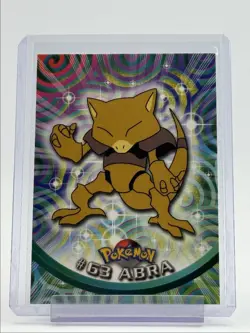 ABRA 1999 TOPPS CHROME POKEMON TV ANIMATION SERIES 1 BLUE LOGO 63 Q0899 - Image 1