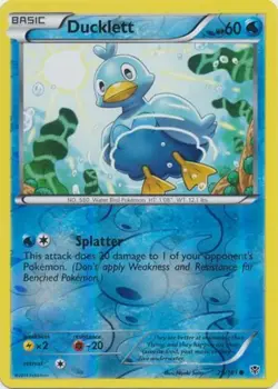 Pokemon - Ducklett - 29/101 - Common - Reverse Holo - Plasma Blast - LP - Image 1