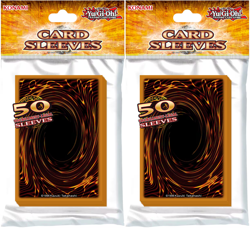 2x Yu-Gi-Oh! Deluxe Card Sleeves (50 ct.) Official Konami Classic Back Design - Image 1