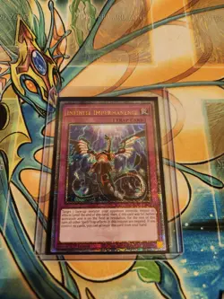 Yugioh Infinite Impermanence RA01-EN075 Quarter Century Secret Rare 1st Ed NM - Image 1