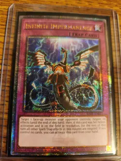 Yugioh Infinite Impermanence RA01-EN075 Quarter Century Secret Rare 1st Ed NM - Image 3