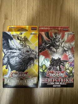 Yu-Gi-Oh! Realm of Light & Hero Strike Sealed Structure Decks - Image 1