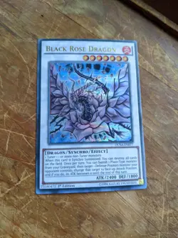 Alter Art Black Rose Dragon DUSA-EN077 Ultra "Ghost Rare Yugioh U-V-Oh - Image 1