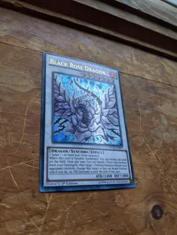 Alter Art Black Rose Dragon DUSA-EN077 Ultra "Ghost Rare Yugioh U-V-Oh - Image 3