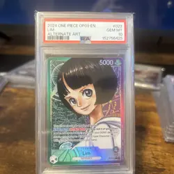Lim Alt Art Leader PSA 10 - One Piece OP09-022 Emperors in the New World English - Image 1