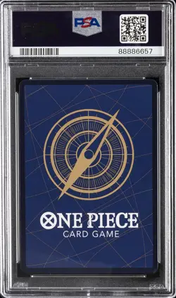 2022 ONE PIECE OP01-ROMANCE DAWN ALTERNATE ART-ERRATA #047 TRAFALGAR LAW PSA 10 - Image 2