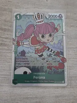 2025 One Piece Legacy of the Master Perona Super Rare #OP12-034 NM - Image 1