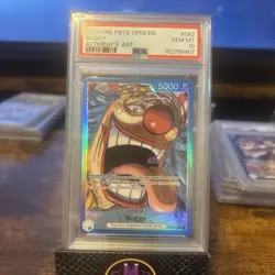 One Piece Buggy Alt Art Leader OP09-042 Emperors in the New World PSA 10 English - Image 1