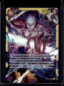 2026 One Piece Adventure on Kami's Island Enel Secret Rare #OP15-118 - Image 1