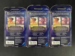 Lot x3 2024 Disney Lorcana TCG First Chapter Amber & Amethyst Starter Deck WSC33 - Image 4