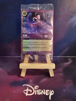 Disney Lorcana TCG Elsa The Fifth Spirit Promo Set 5 Glimmer Foil New + Sealed - Image 1