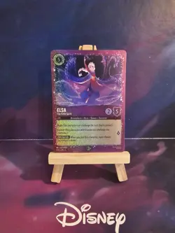 Disney Lorcana TCG Elsa The Fifth Spirit Promo Set 5 Glimmer Foil New + Sealed - Image 2