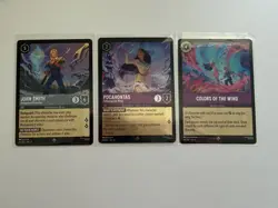 Disney Lorcana Pocahontas Lot – Super Rare, FOIL & Winterspell Cards NM - Image 3
