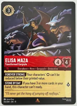 112/204 LORCANA ELISA MAZA TRANSFORMED WINTERSPELL -SET 11- SUPER RARE-NM - Image 1