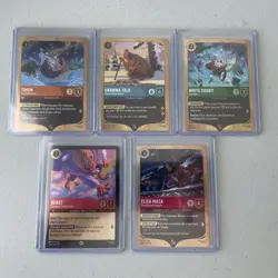 Disney Lorcana Winterspell Complete set of League promos NM Free Shipping - Image 1