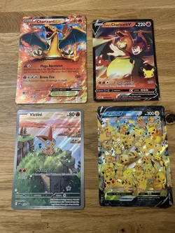 Pikachu V-Union JUMBO Promo Card swsh141 Celebrations Charizard Victini - Image 1